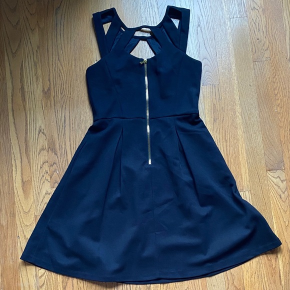 Betsey Johnson Black Cutout Mini Dress - Picture 3 of 3